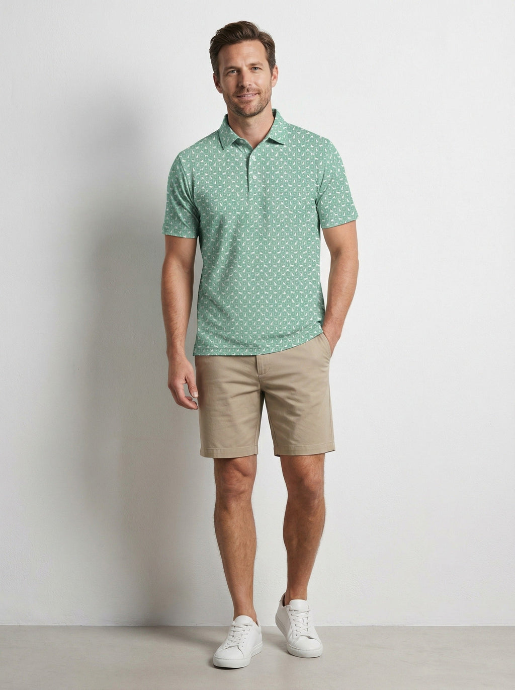 Daddy & Me Matching Short Sleeve Polos | Man's Best Friend